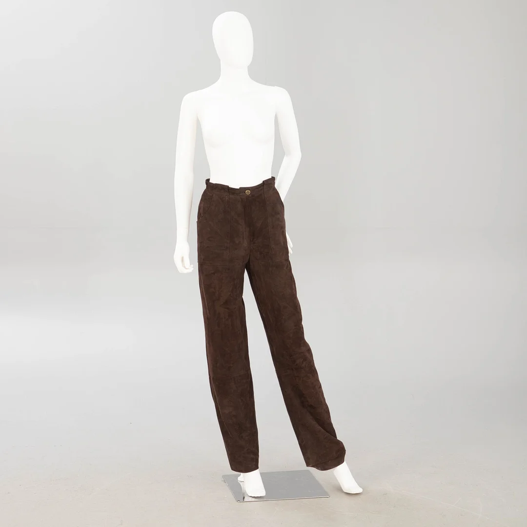 CHANEL. Lederhose, Pre-Fall 1998, FR 38. — Vintage & Designer Fashion — Stockholms Auktionsverk Hamburg