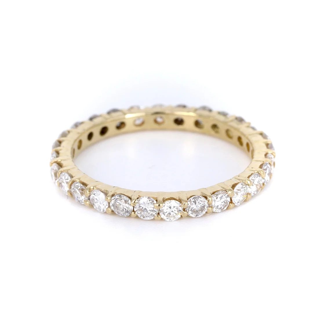 18CT GOLD ETERNITY RING (1CT). — Rings — Chalkwell Auctions