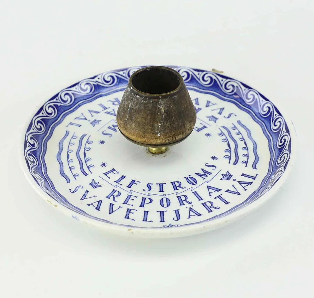 ASKFAT, flintgods, Gefle Porslinsfabrik, tidigt 1900. — European — Hälsinglands Auktionsverk