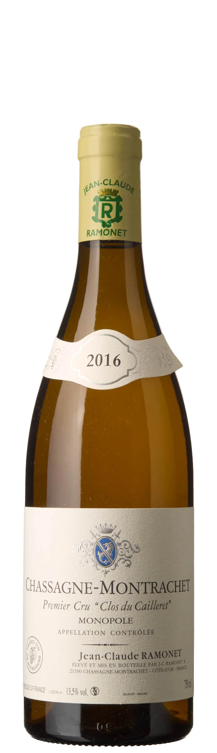 1 x Chassagne-Montrachet 1er Cru Clos du Cailleret 2016, Jean-Claude Ramonet — 1 x Chassagne-Montrachet 1er Cru Clos du Cailleret 2016, Jean-Claude Ramonet — Vin/Vin — Blomqvist
