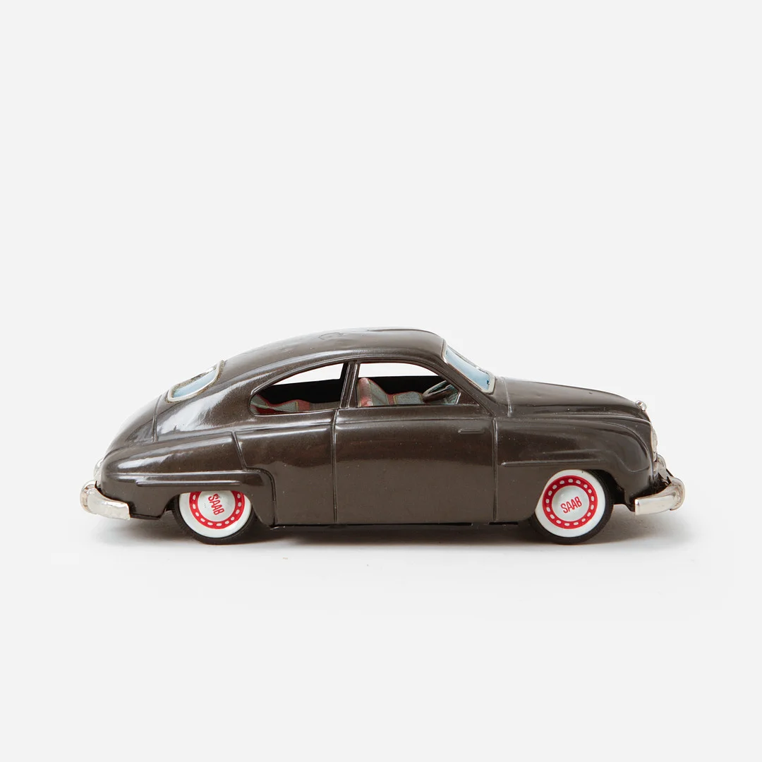 PLÅTBIL, "SAAB 93B", Bandai, Japan. — Model cars — Göteborgs Auktionsverk