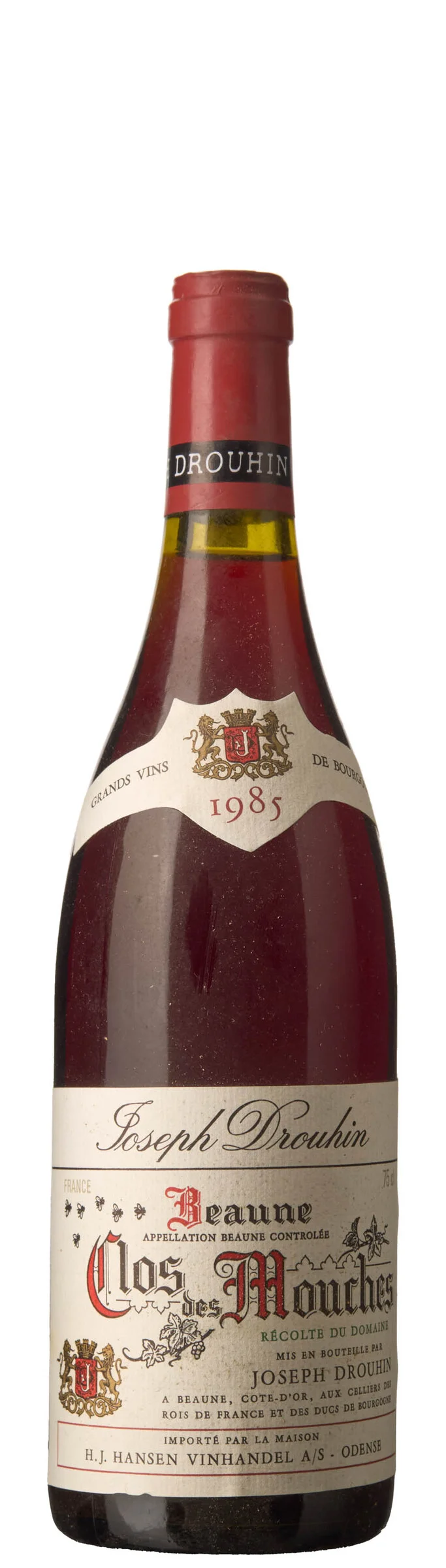 1 x Beaune 1er Cru Clos des Mouches 1985, Domaine Joseph Drouhin — 1 x Beaune 1er Cru Clos des Mouches 1985, Domaine Joseph Drouhin — Vin/Vin — Blomqvist