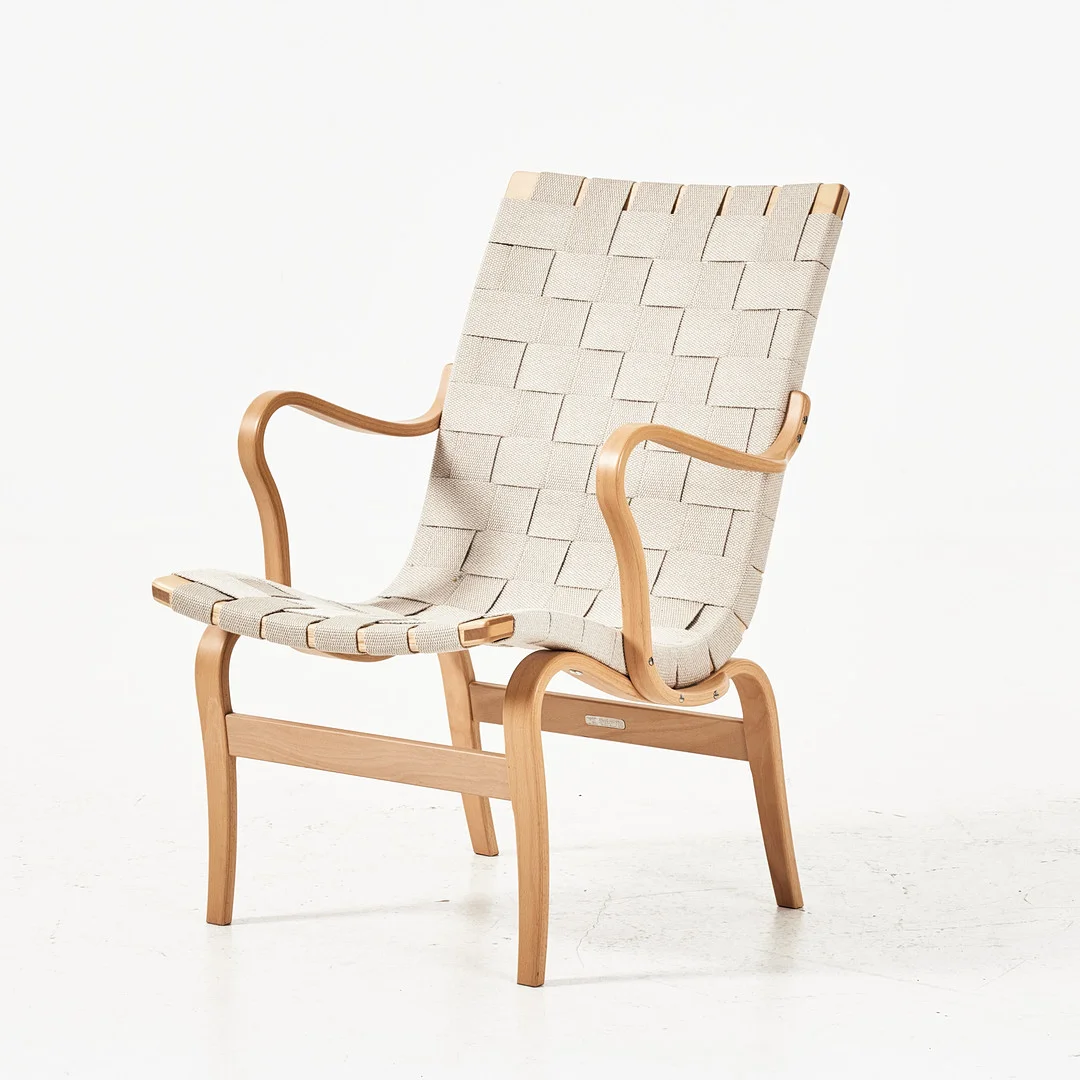 BRUNO MATHSSON. "Eva", fåtölj, Bruno Mathsson International, formgivningsår 1941. — Armchairs & Chairs — Stockholms Auktionsverk Magasin 5