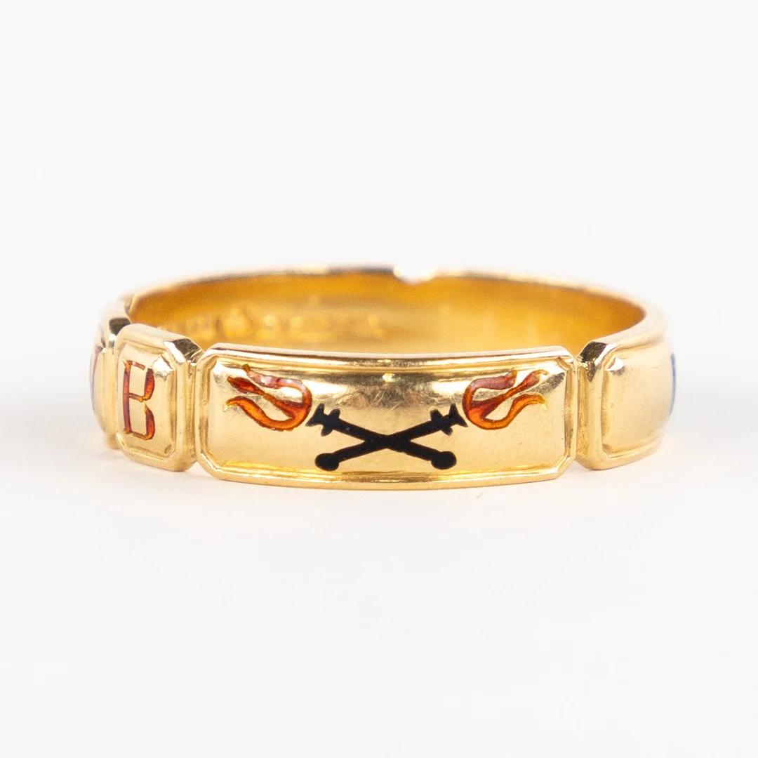 ORDENSRING, 18k guld. — Rings — Karljohan Auktioner