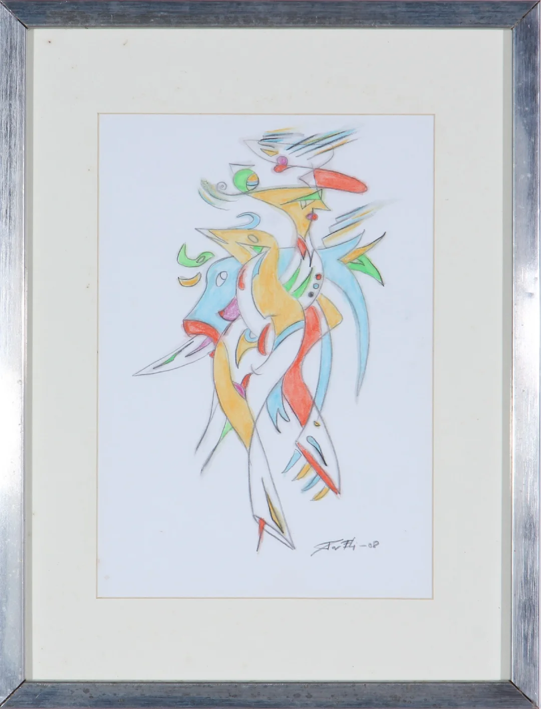 Per Eli. Figurative composition, drawing — Paintings and sculptures/Drawings — Lauritz