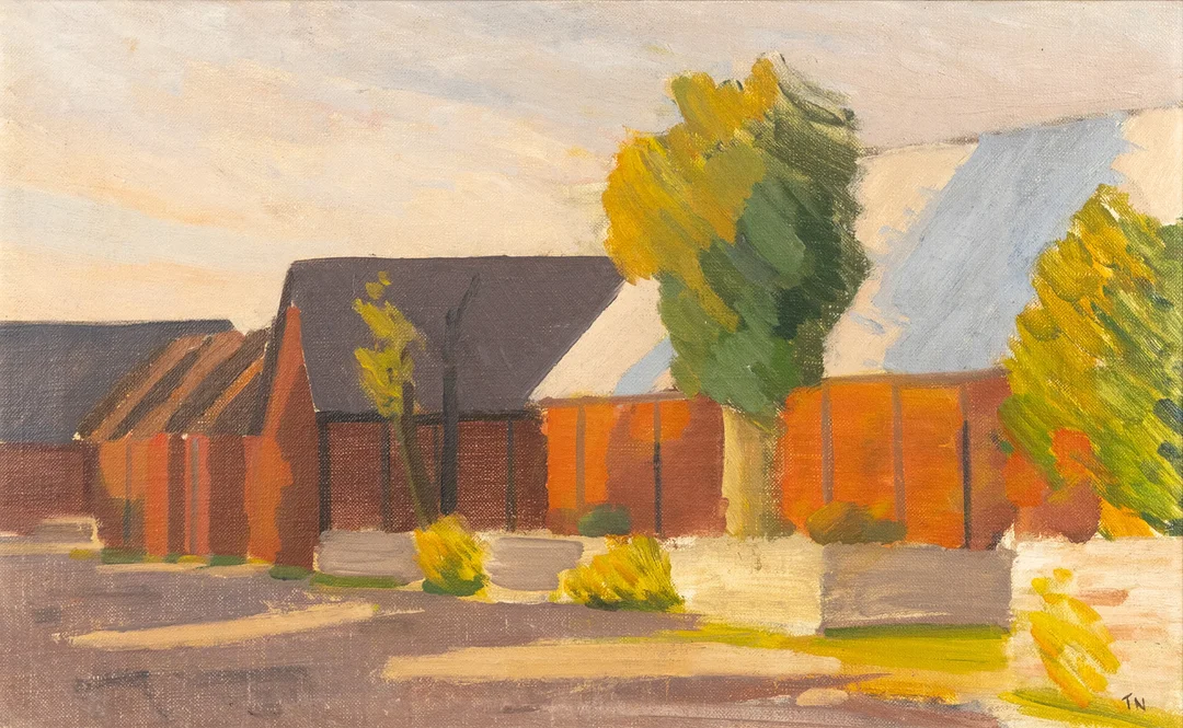 TAGE NILSSON. Olja på duk, signerad TN. — Paintings — Karljohan Auktioner