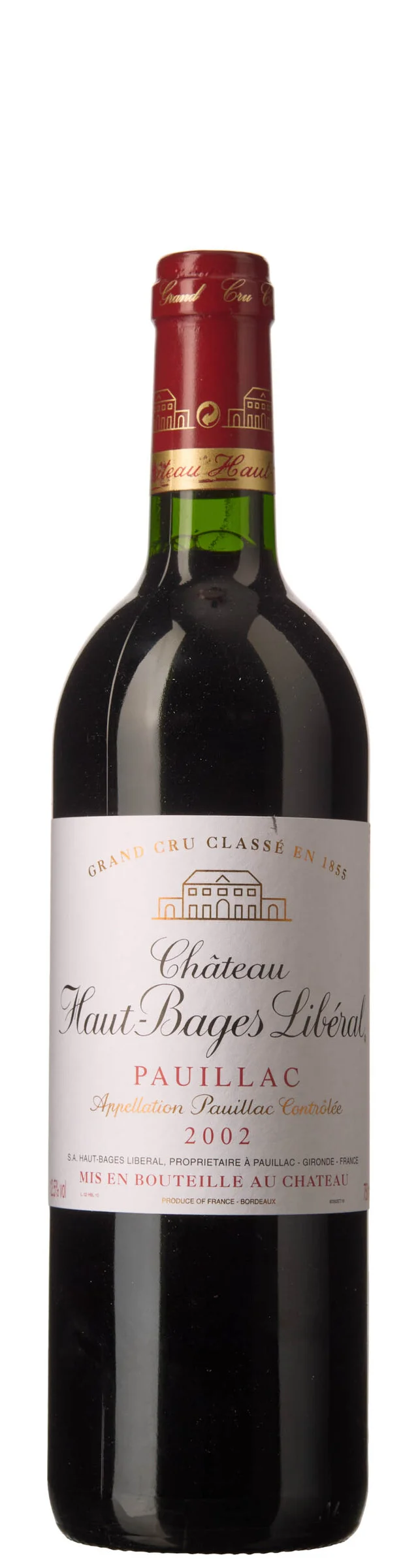 1 x Chateau Haut Bages Liberal 2002 — 1 x Chateau Haut Bages Liberal 2002 — Vin/Vin — Blomqvist