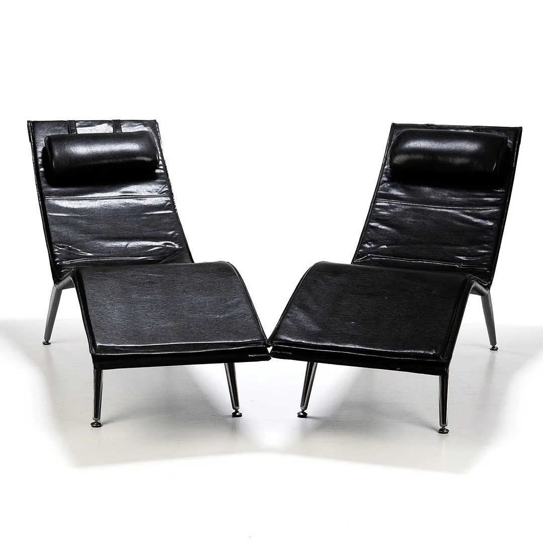 VILSTOLAR, konstskinn, 2 st. — Armchairs & Chairs — Norrlands Auktionsverk