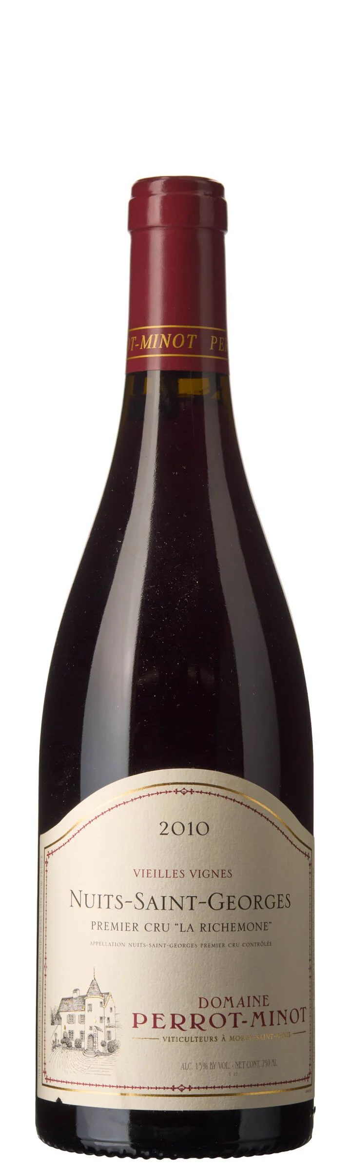 1 x Nuits-Saint-Georges 1er Cru La Richemone Vieilles Vignes 2010, Perrot-Minot — 1 x Nuits-Saint-Georges 1er Cru La Richemone Vieilles Vignes 2010, Perrot-Minot — Vin/Vin — Blomqvist