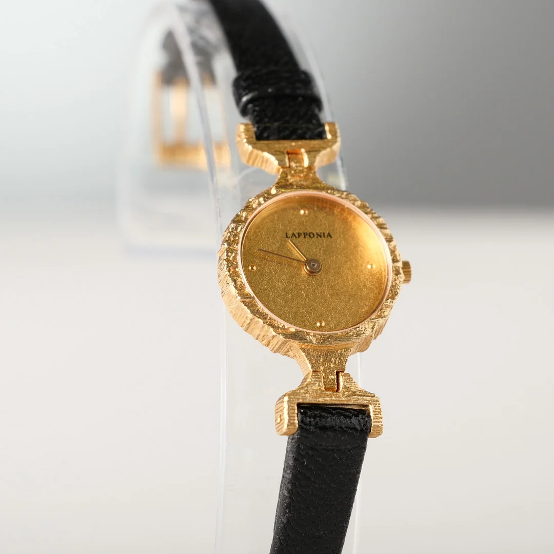 BJÖRN WECKSTRÖM. damarmbandsur, ”Coco”, Lapponia, 18K guld, Finland, 1900-talets slut. — Wristwatches — Wickmans
