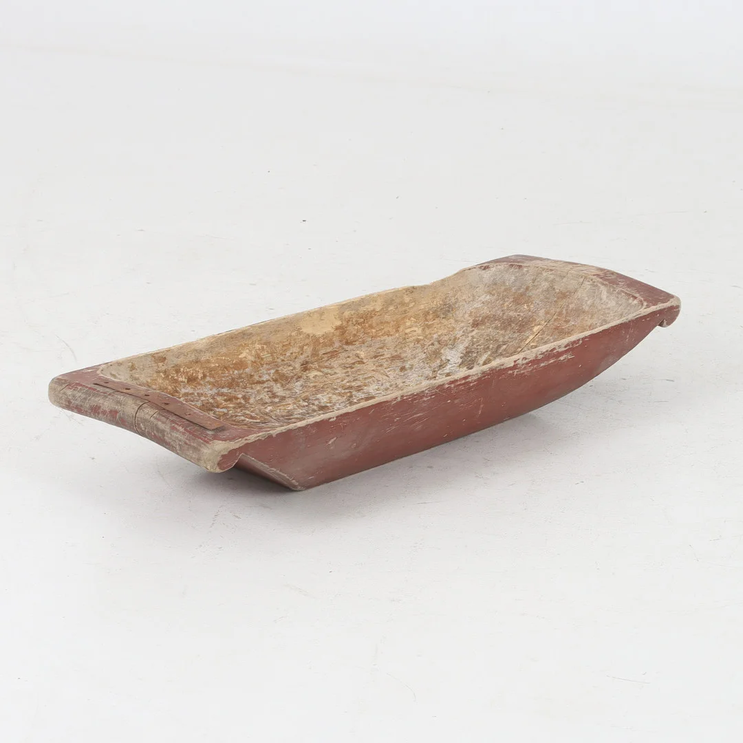 TRÅG, allmoge, 1800-tal. — Bowls & Boxes — Stadsauktion Sundsvall