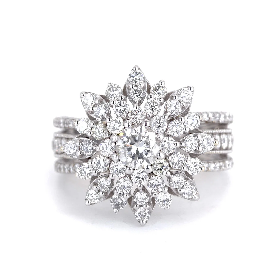 14CT GOLD 2.64 CT DIAMOND RING. — Rings — Chalkwell Auctions