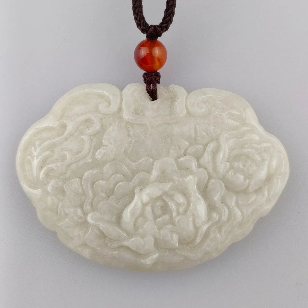 JADEPLAKETTE IN RUYI-FORM - CHINA 20.JH. — Jade — Auktionshaus Blank