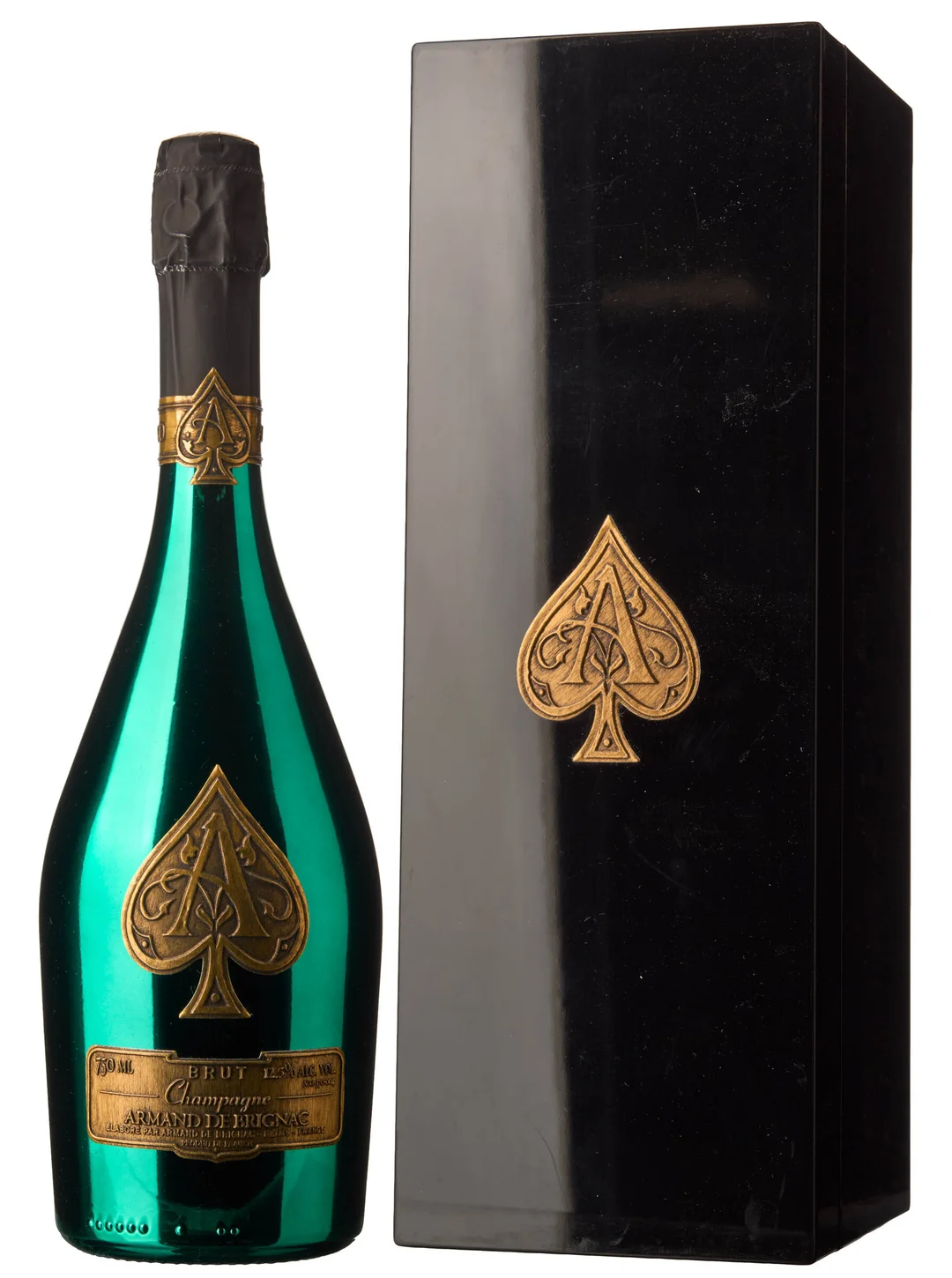 1 x Champagne Gold Green Golfer's Edition Brut, Armand de Brignac (OB) — 1 x Champagne Gold Green Golfer's Edition Brut, Armand de Brignac (OB) — Vin/Vin — Blomqvist