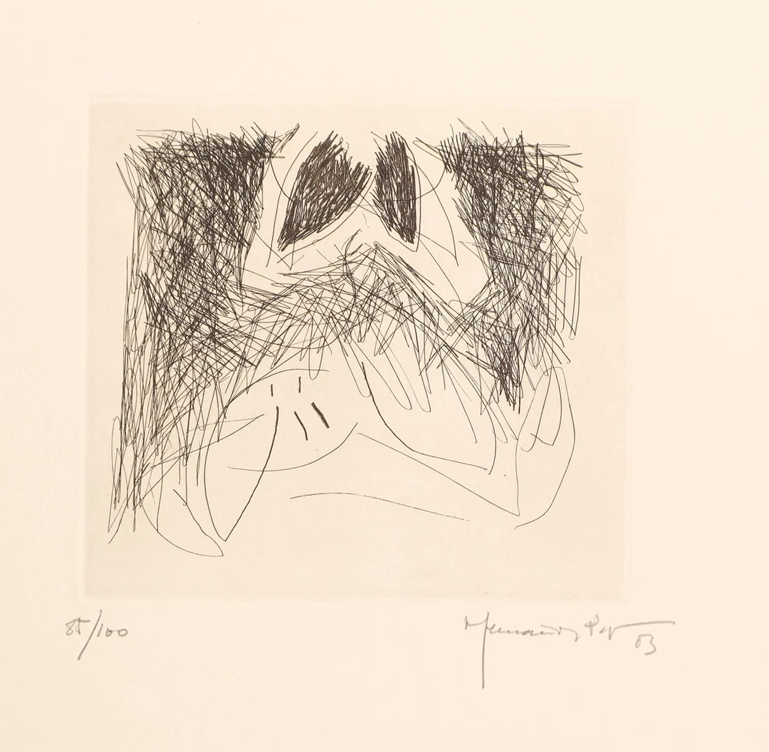 JOAN HERNÁNDEZ PIJUAN. Sin título. — Engravings & Prints — Barcelona Auctions