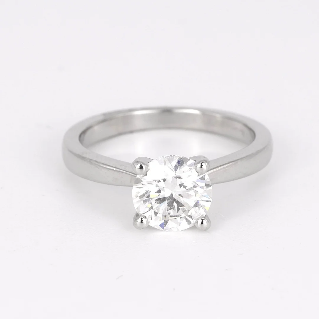 1.3CT BRILLIANT CUT DIAMOND SOLITAIRE. — Rings — Chalkwell Auctions