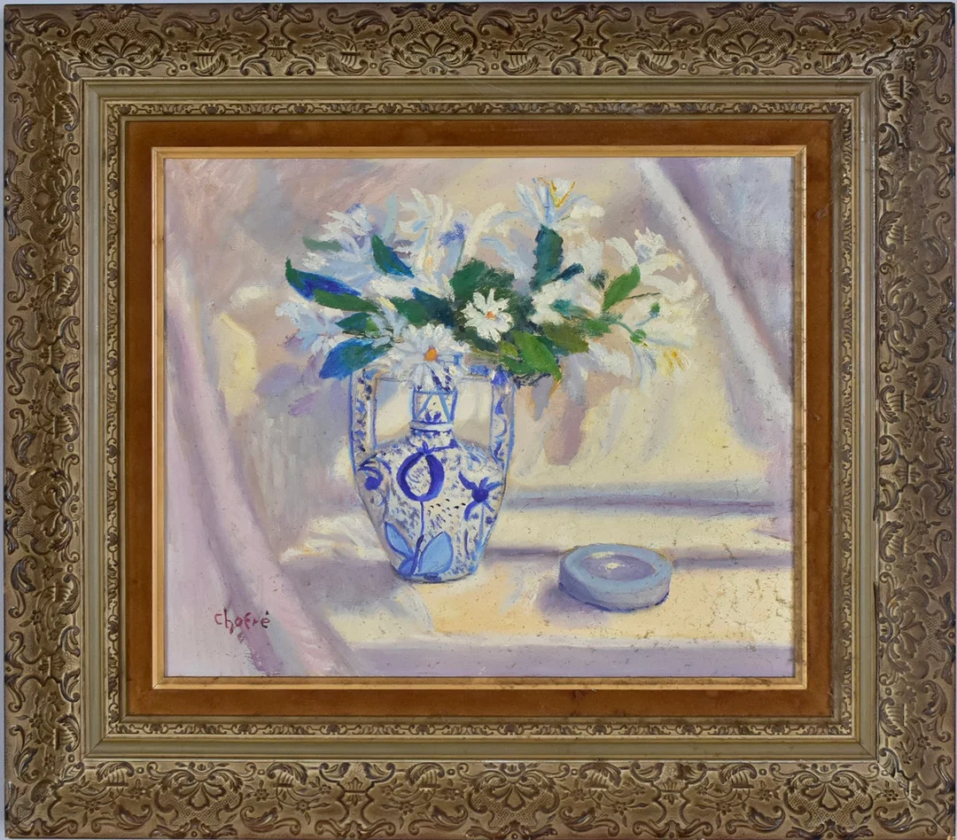 OIDENTIFIERAD KONSTNÄR. Olja på duk. — Paintings — Halmstads Auktionskammare