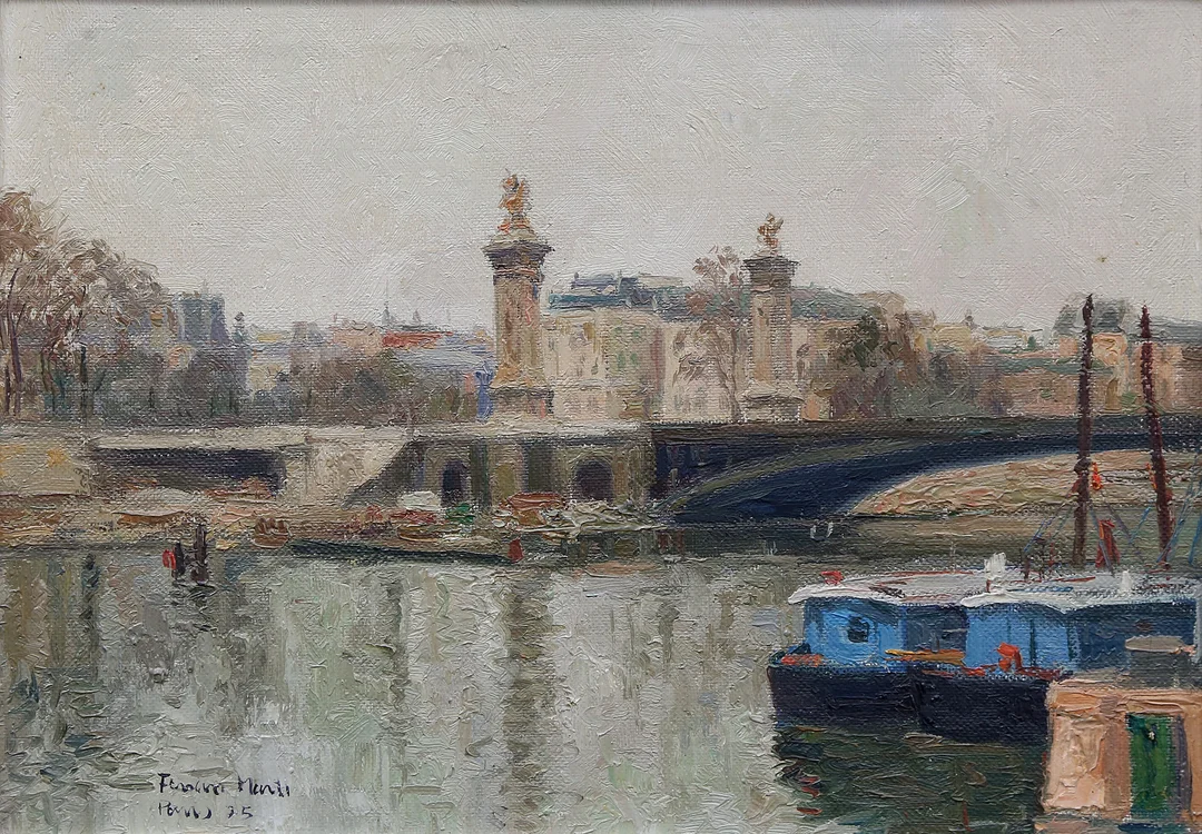 FERRAN MARTÍ. View of Paris. — Paintings — Balclis