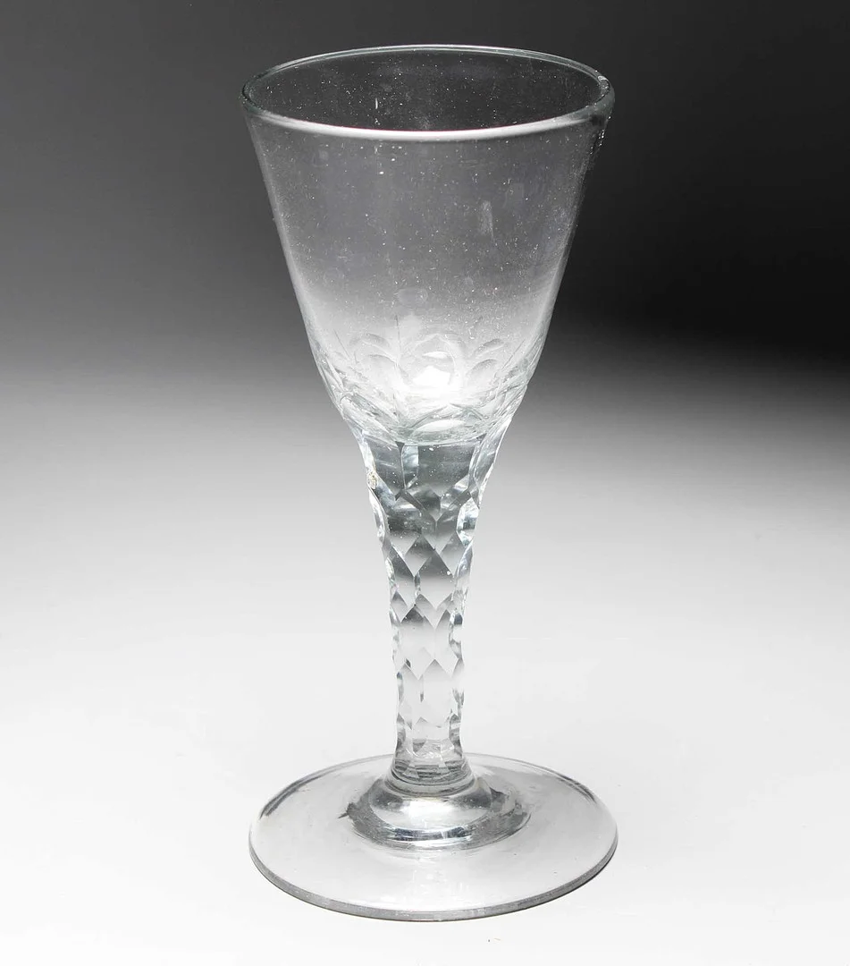 BAROCKES KELCHGLAS. — Art glass — Auktionshaus Bossard