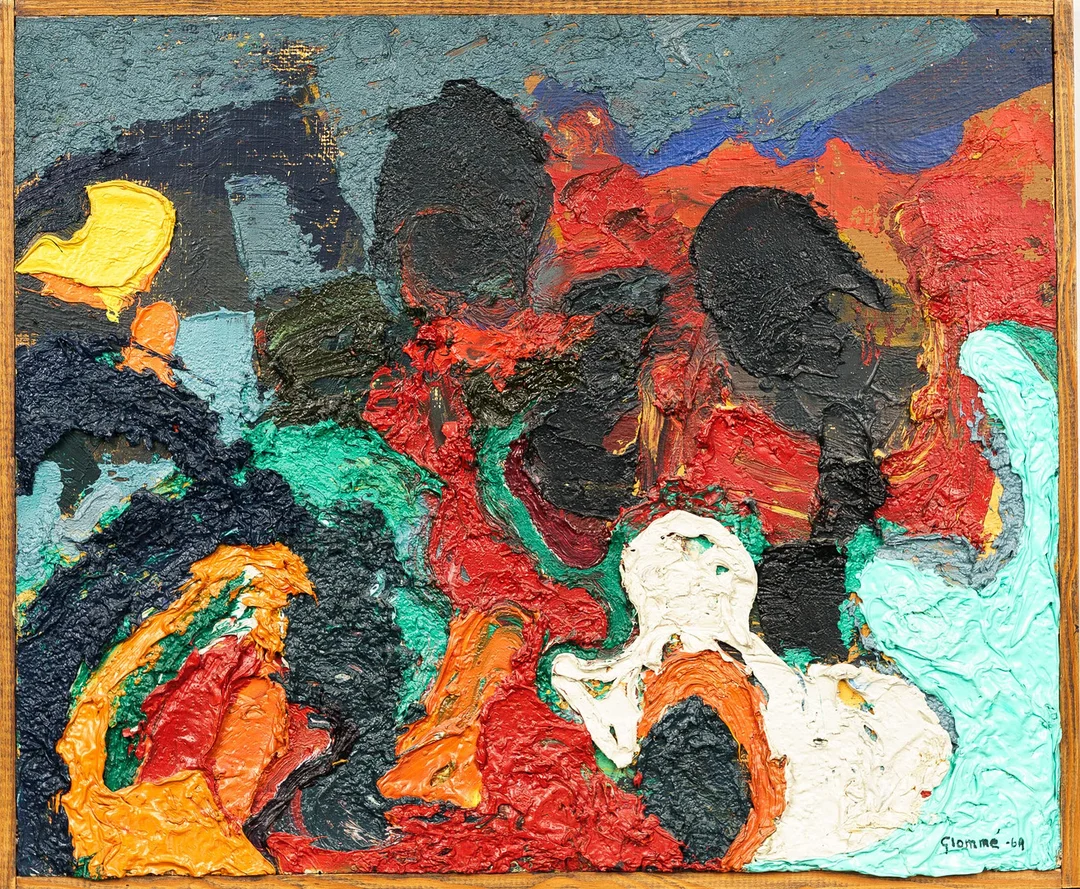 PER-FREDRIK GLOMMÉ. Olja på pannå, signerad. — Paintings — Norrlands Auktionsverk