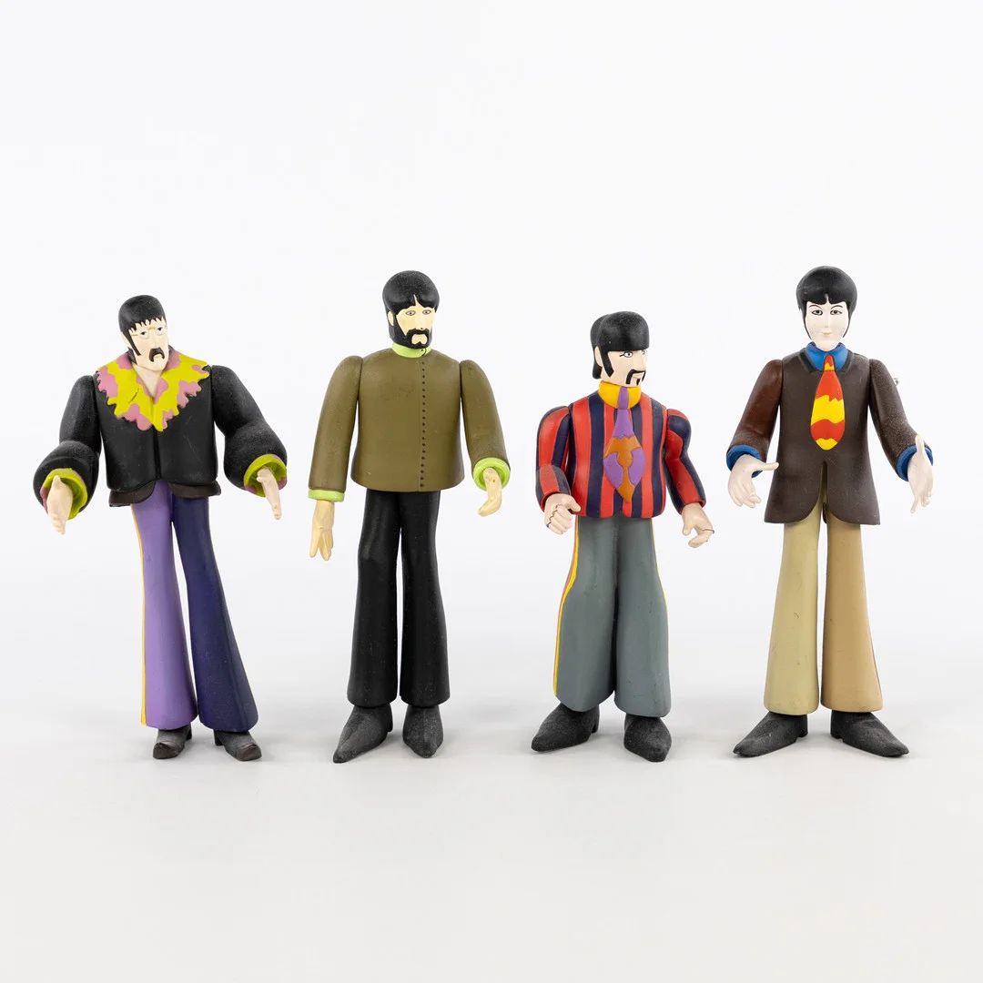 FIGURER, 4 st, The Beatles, Mcfarlane, 1999. — Other toys — Karljohan Auktioner