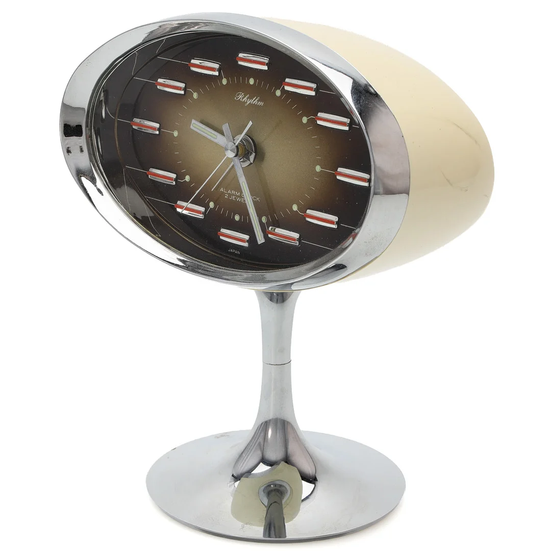 VÄCKARKLOCKA, "Rhythm", Japan, 1960/70-tal. — Mantel clocks — Auktionsmagasinet Vänersborg