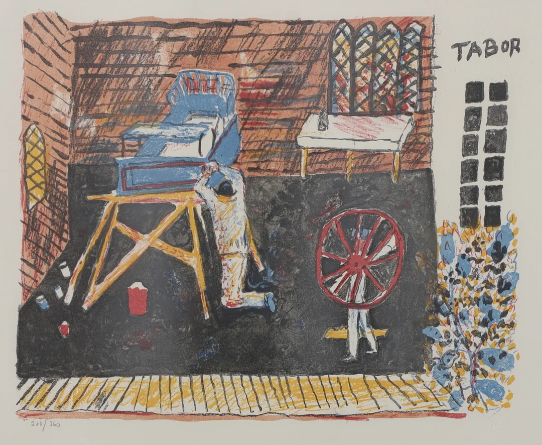 SVEN X:ET ERIXSON. Litografi, signerad och numrerad 288/360. — Engravings & Prints — Växjö Auktionskammare