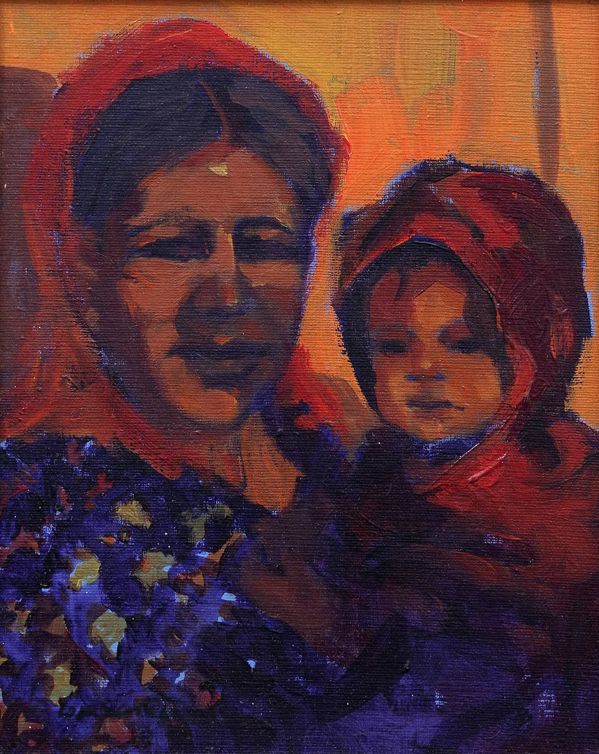 PROBABLY A CANADIAN SCHOOL, SECOND HALF OF THE 20TH CENTURY. Maternity. — Paintings — Balclis