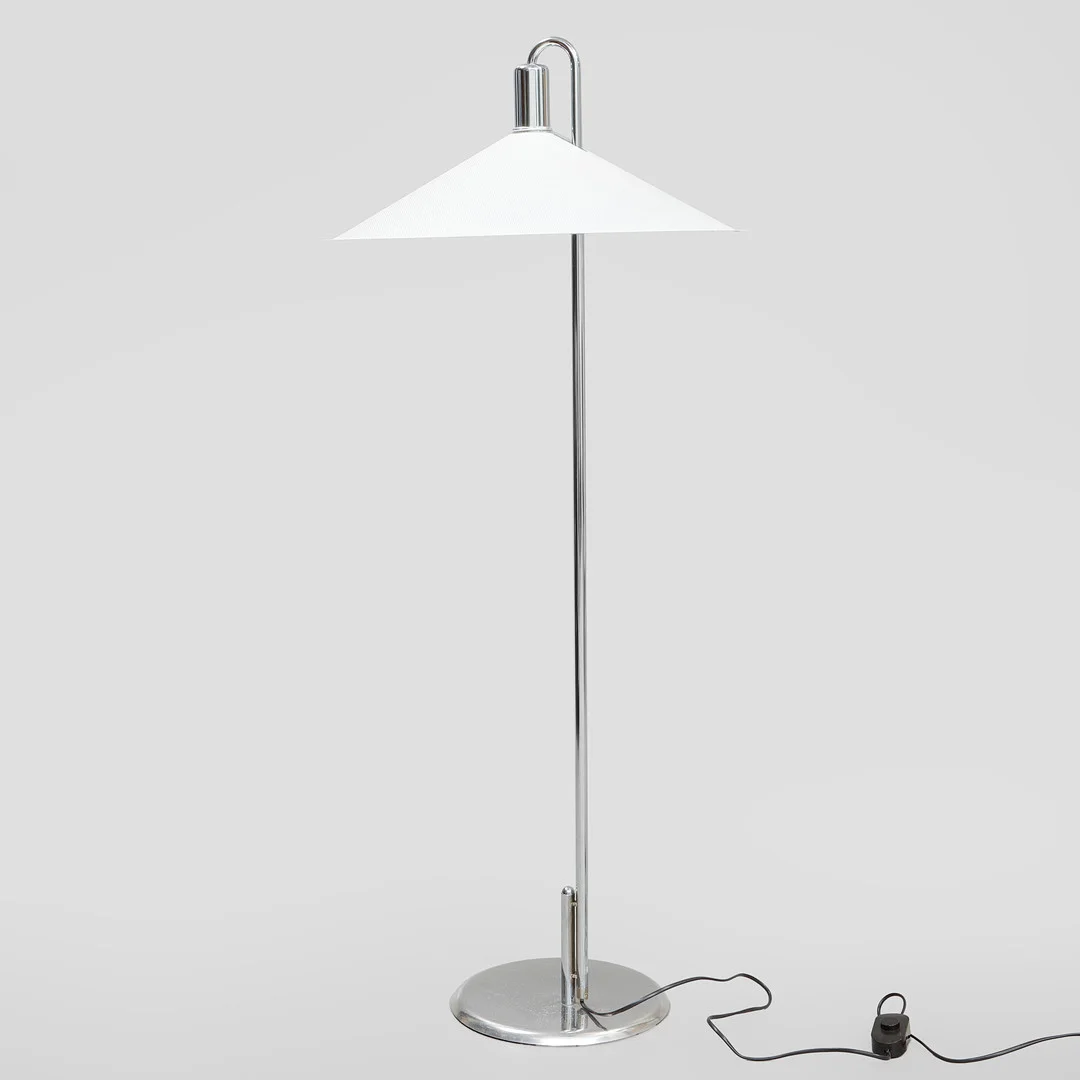 BÖRGE LINDAU & BO LINDEKRANTZ. Golvlampa, Zero. — Floor lights — Göteborgs Auktionsverk