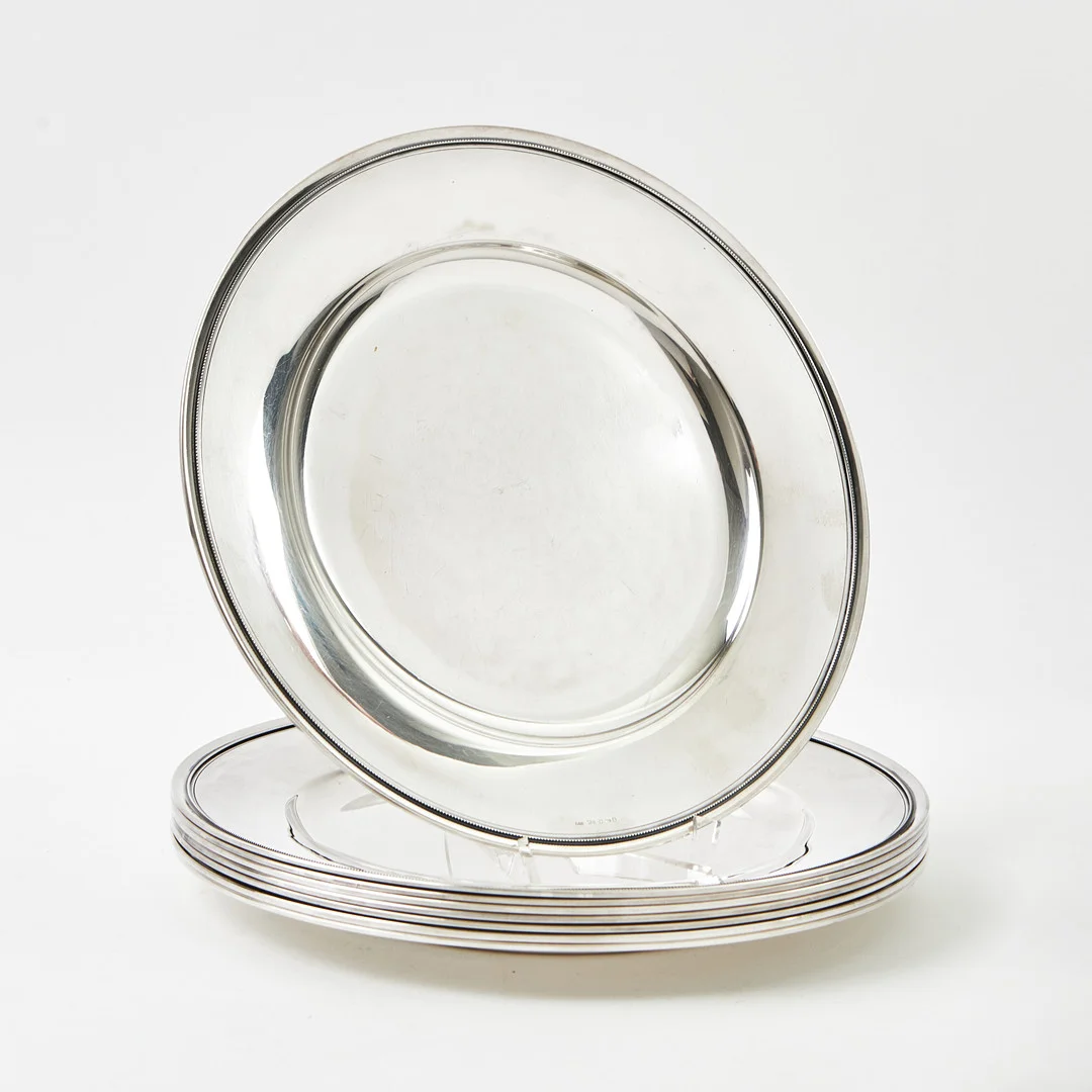 KUVERTTALLRKAR, 8 st., silver, GAB, Stockholm 1954. — Silver — Stockholms Auktionsverk Magasin 5