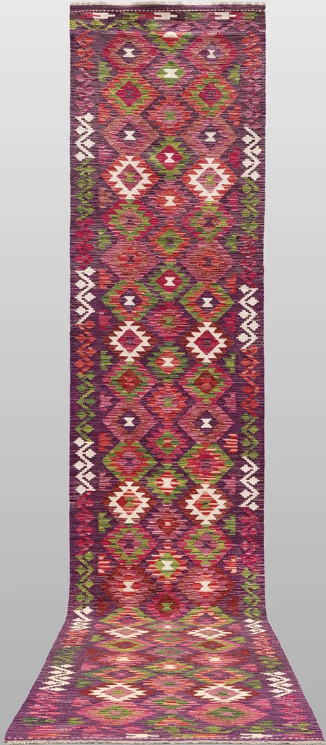 OREINTMATTA, kelim, klassisk design gallerimodell, ca 489 x 80 cm. — Oriental Carpets & Textiles — Skandia Auktion