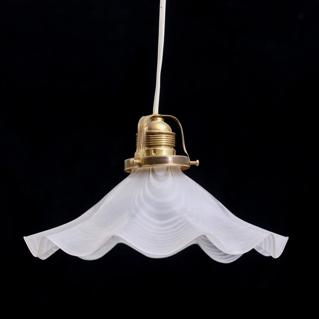 FÖNSTERLAMPA, frostat glas, 1900-tal. — Ceiling lights — Auktionshuset Thelin & Johansson