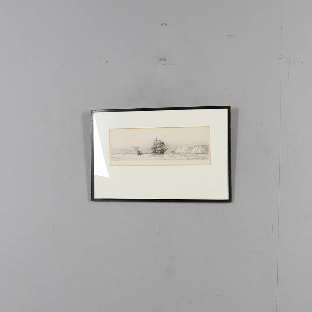 HAROLD WYLLIE (1880-1973). 'THE NORTH FORELAND' A SAILING SHIP OFF DOVER. — Engravings & Prints — Lawrences Auctioneers