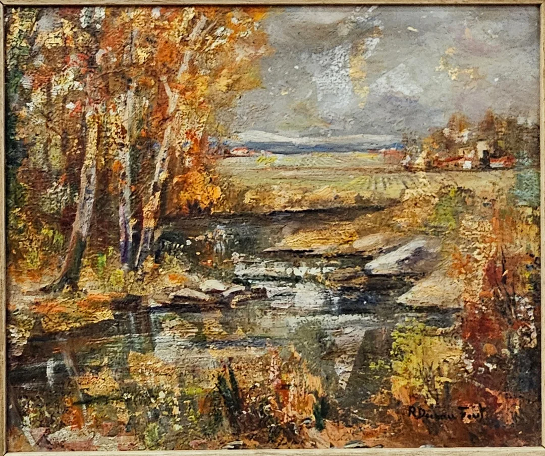 RAMÓN DURAN FONT (1939). Paisaje, óleo sobre tabla. — Paintings — Arce Auctions