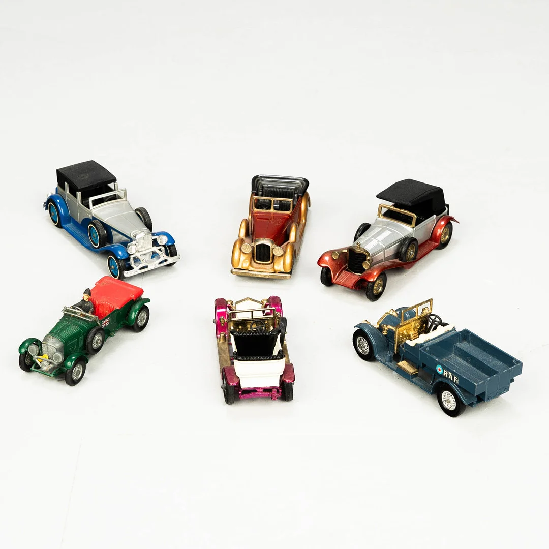 LEKSAKSBILAR, 6 st, Matchbox Models of Yesteryear. — Model cars — Norrlands Auktionsverk