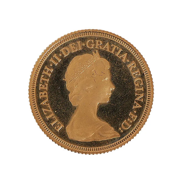 AN ELIZABETH II SOVEREIGN. — Coins & Banknotes — Bishop & Miller