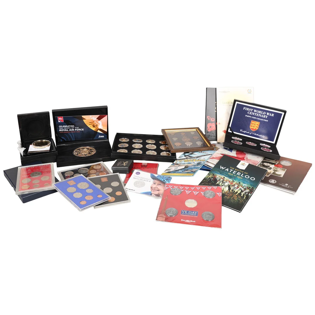 AN INTERESTING COIN COLLECTION OF PROOF SETS. — Coins & Banknotes — Bishop & Miller