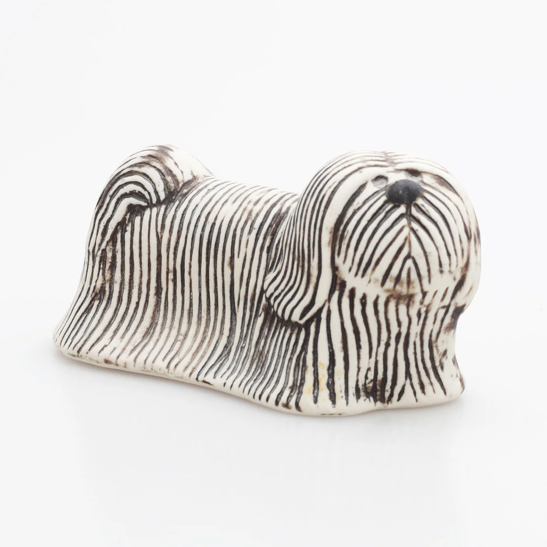 LISA LARSON. Figurin, hund, Gustavsberg, 1960/70-tal. — European — Växjö Auktionskammare