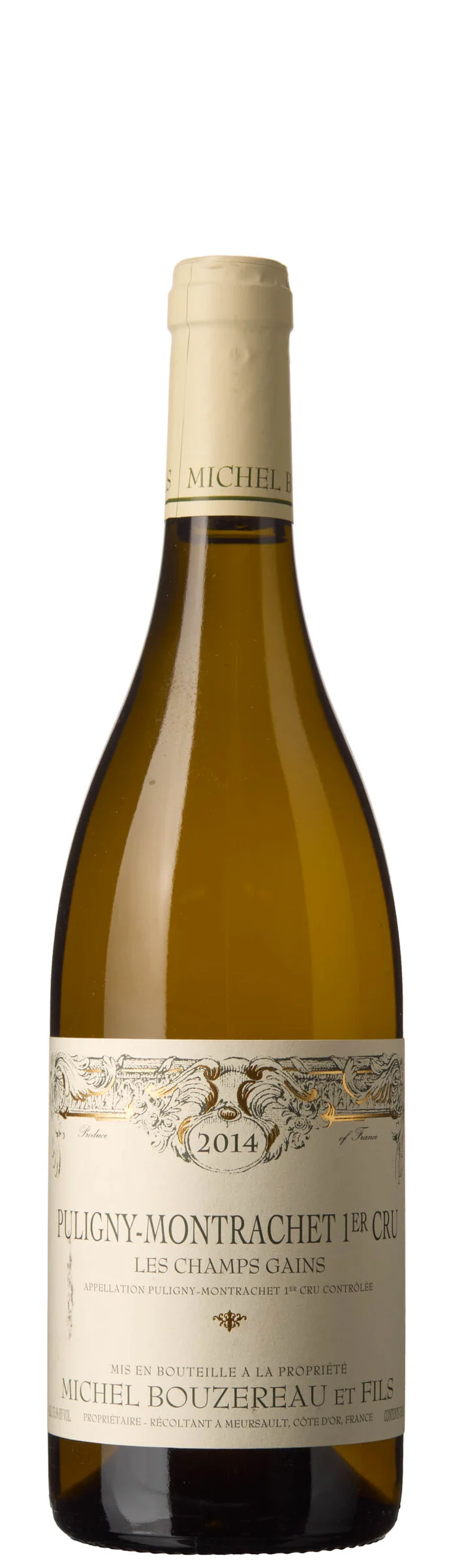 1 x Puligny-Montrachet 1er Cru Les Champs Gains 2014, Michel Bouzereau et Fils — 1 x Puligny-Montrachet 1er Cru Les Champs Gains 2014, Michel Bouzereau et Fils — Vin/Vin — Blomqvist