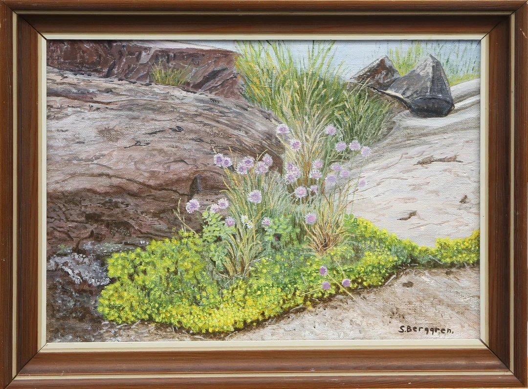 OIDENTIFIERAD KONSTNÄR. OLJA, på duk, signerad. — Paintings — Kalmar Auktionsverk