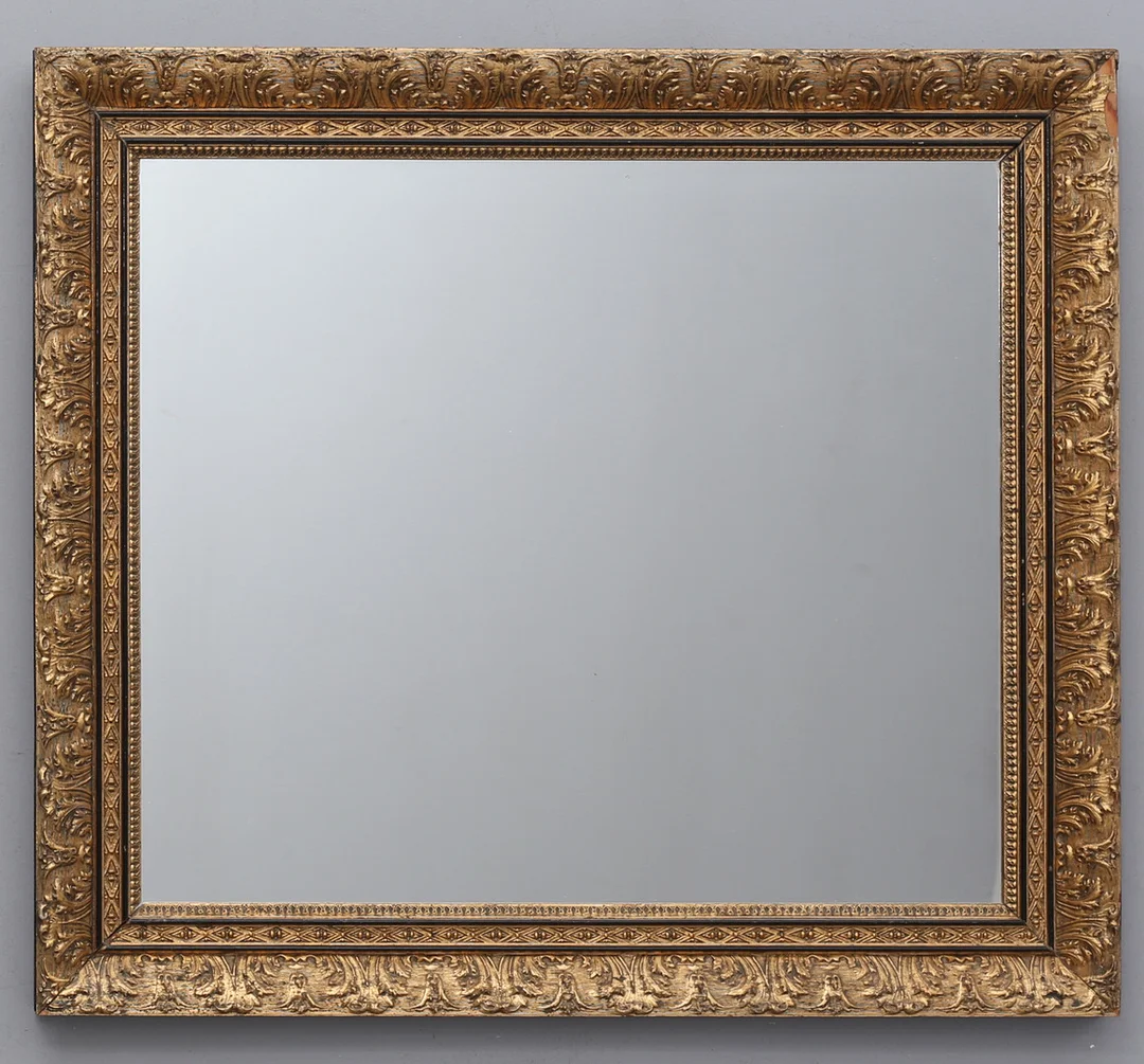 SPEGEL, trä, 1900-tal. — Mirrors — Auktionshuset Thelin & Johansson