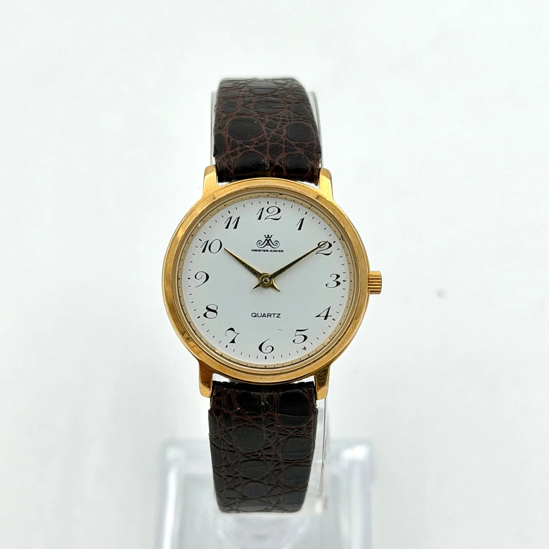 MEISTER ANKER, armbandsur, quartz, gulddoublé. — Wristwatches — Skandia Auktion
