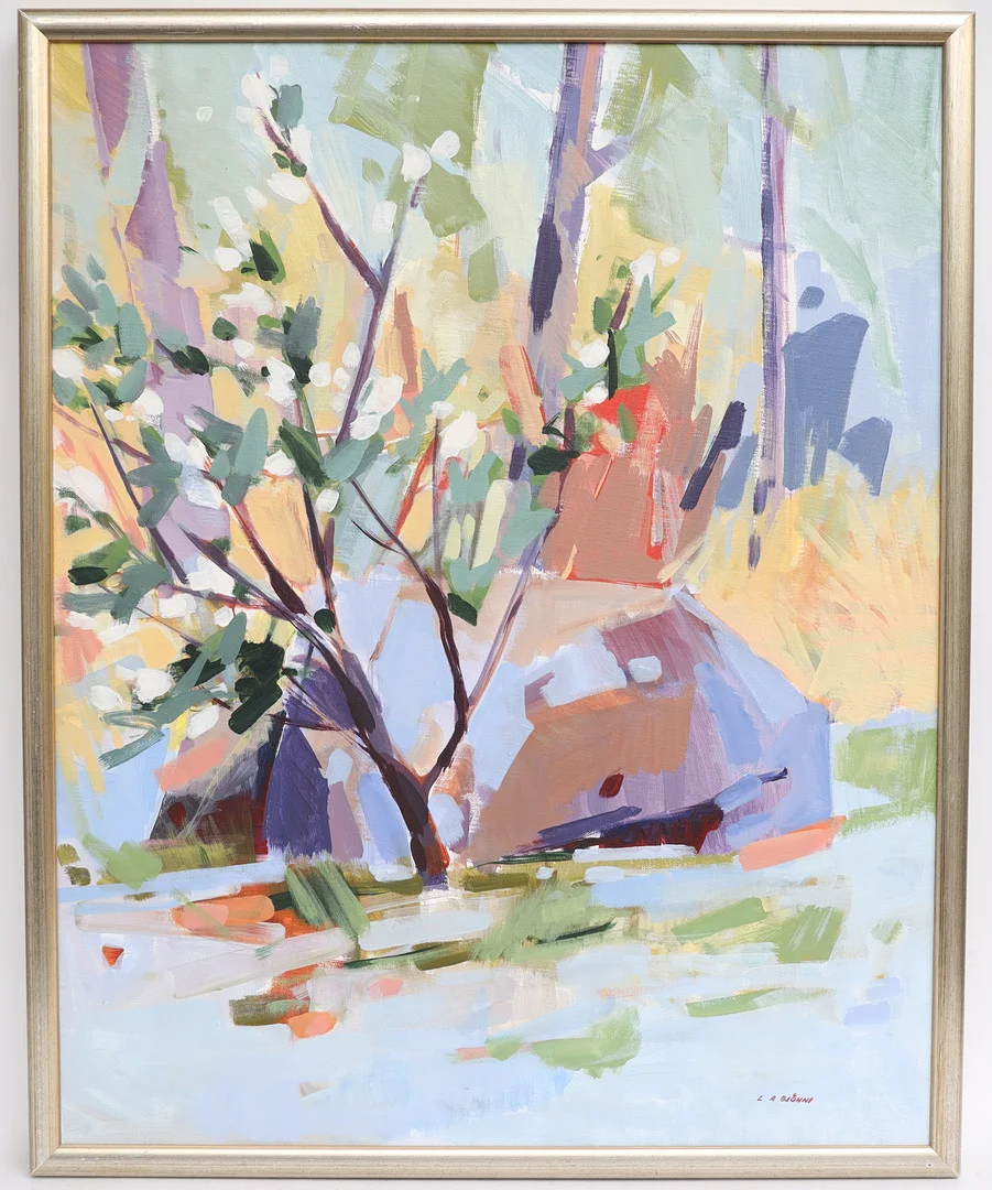BJÖNNI LARS ANDERSSON. Höstlandskap, oljemålning på duk, signerad. — Paintings — Falun Auktionsbyrå