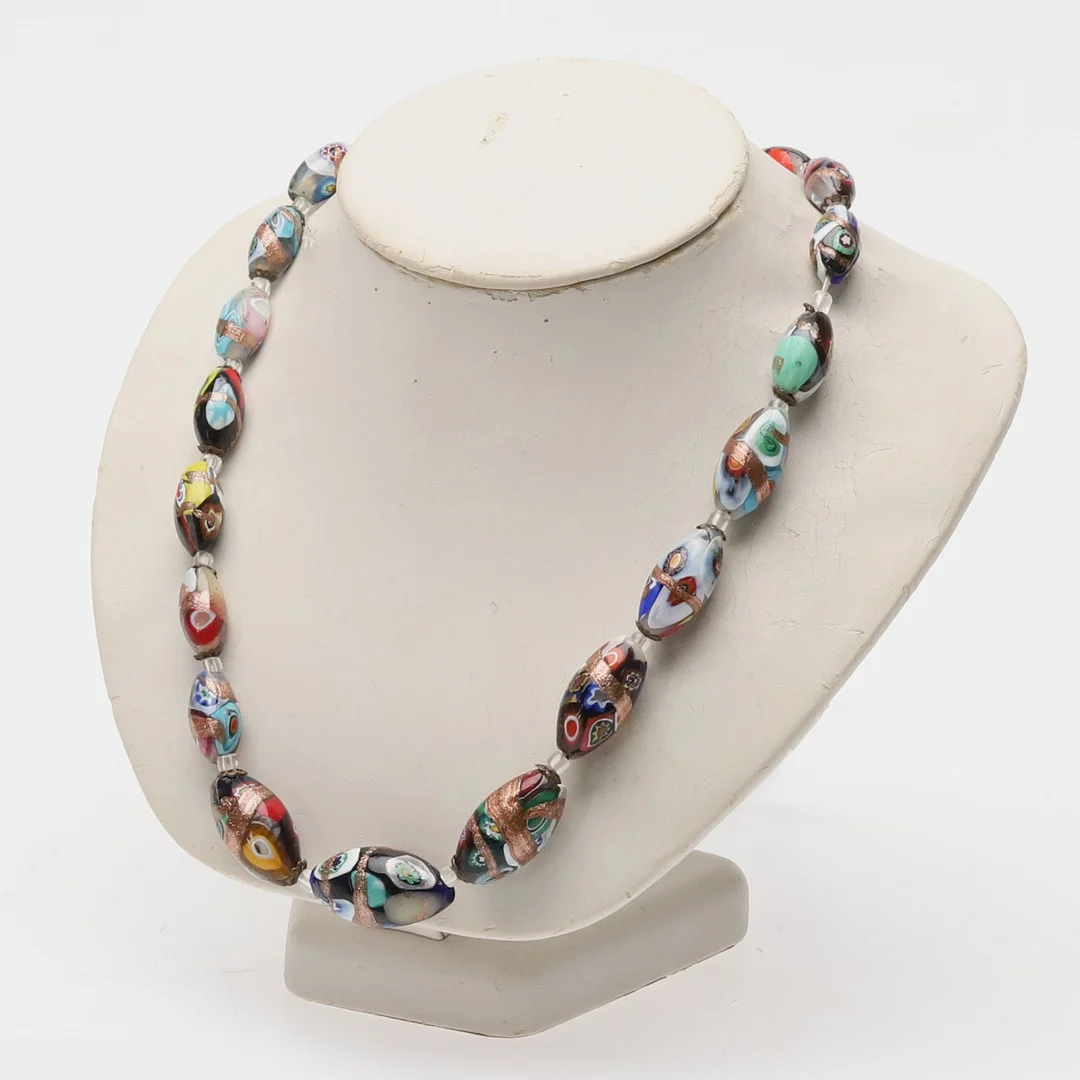 HALSBAND, Ercole Moretti, Murano glas. — Necklace — Örebro Stadsauktioner