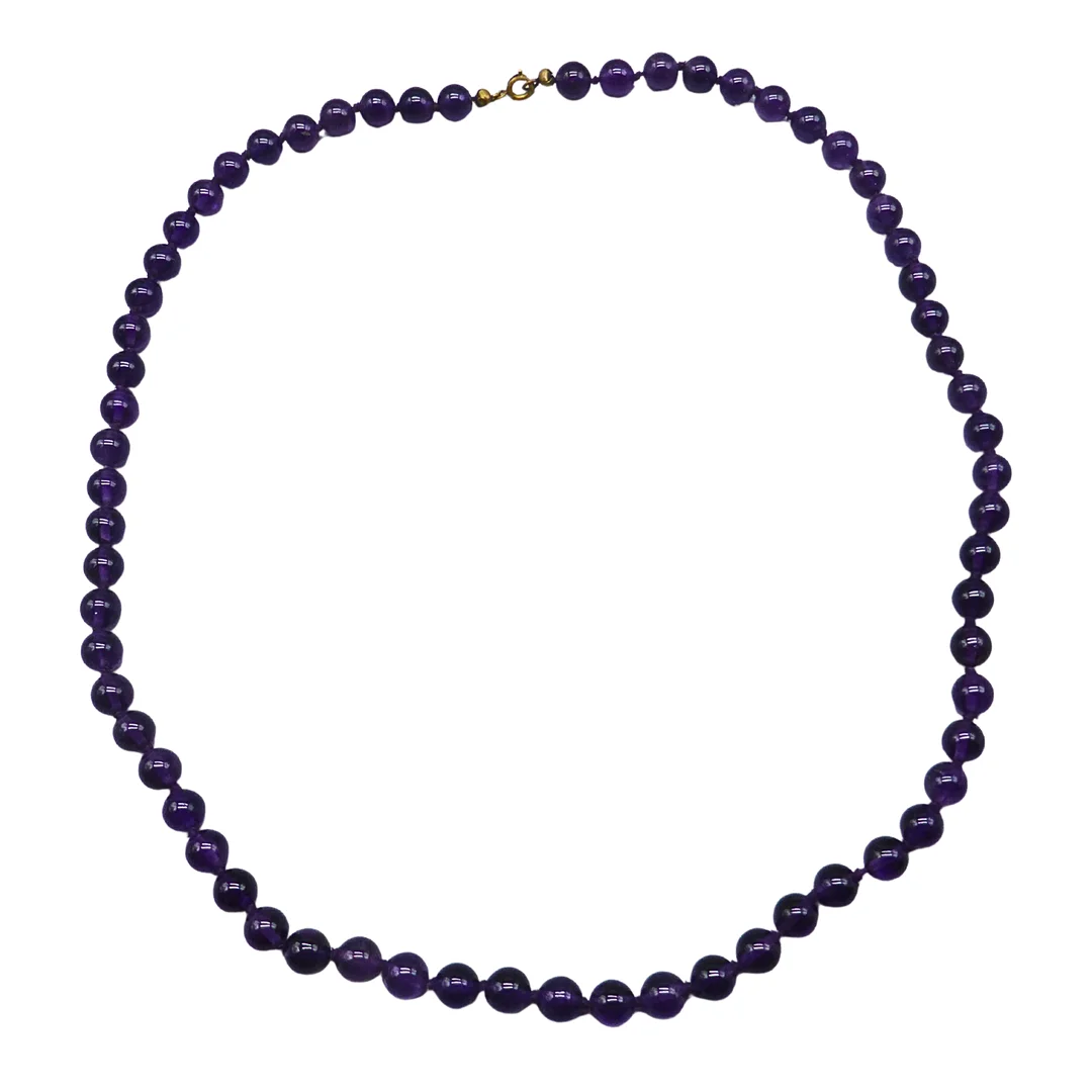 AMETHYST-HALSKETTE. — Necklace — Auktionshaus Stuber's Hammerschlag