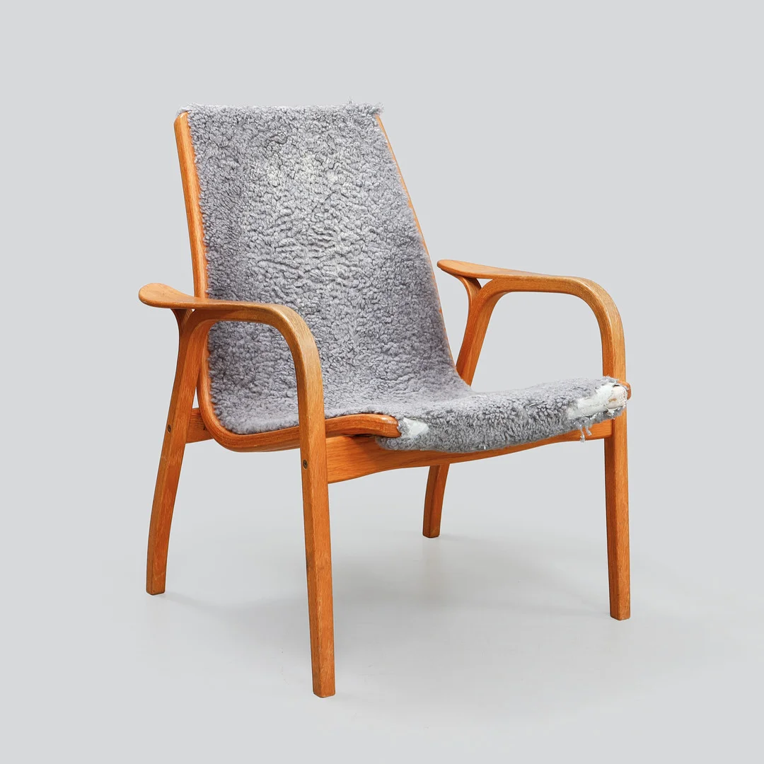 YNGVE EKSTRÖM. Fåtölj, "Laminett", Swedese. — Armchairs & Chairs — Göteborgs Auktionsverk