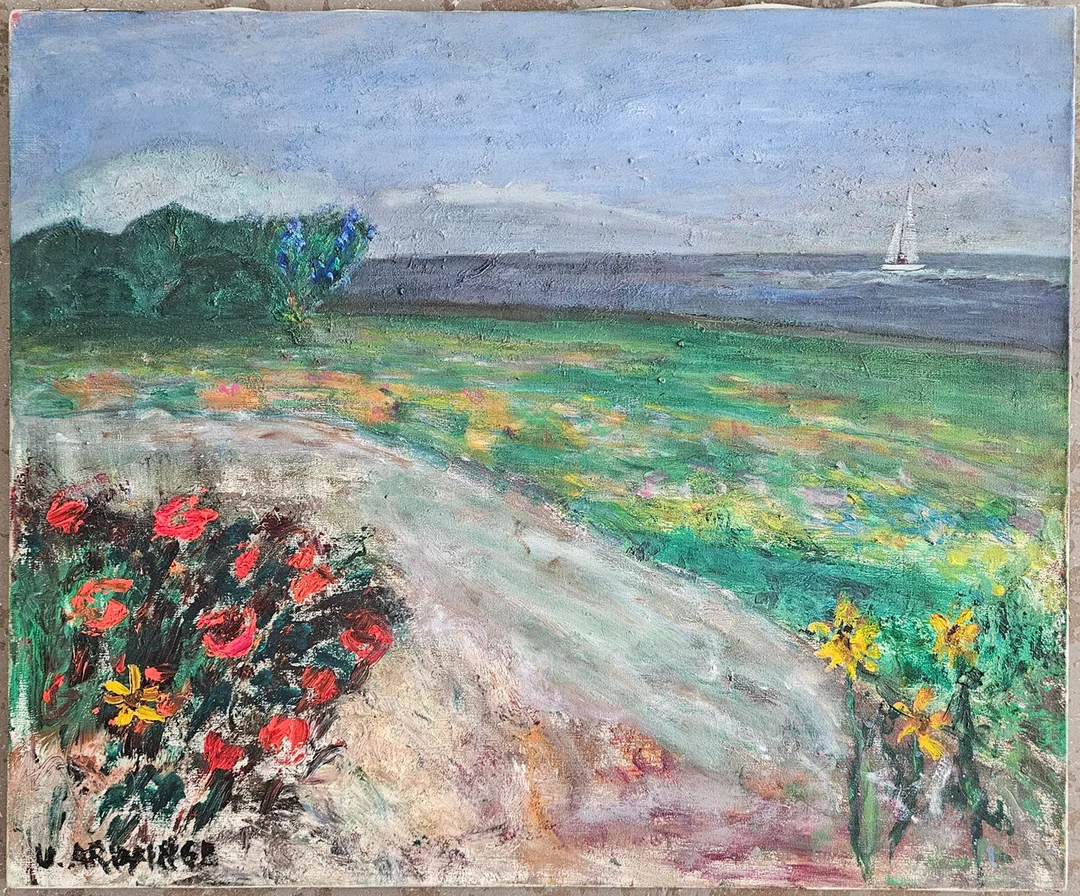 ULLA ARWINGE. Olja på duk, signerad U. Arwinge. — Paintings — Auktionshuset Thörner & Ek