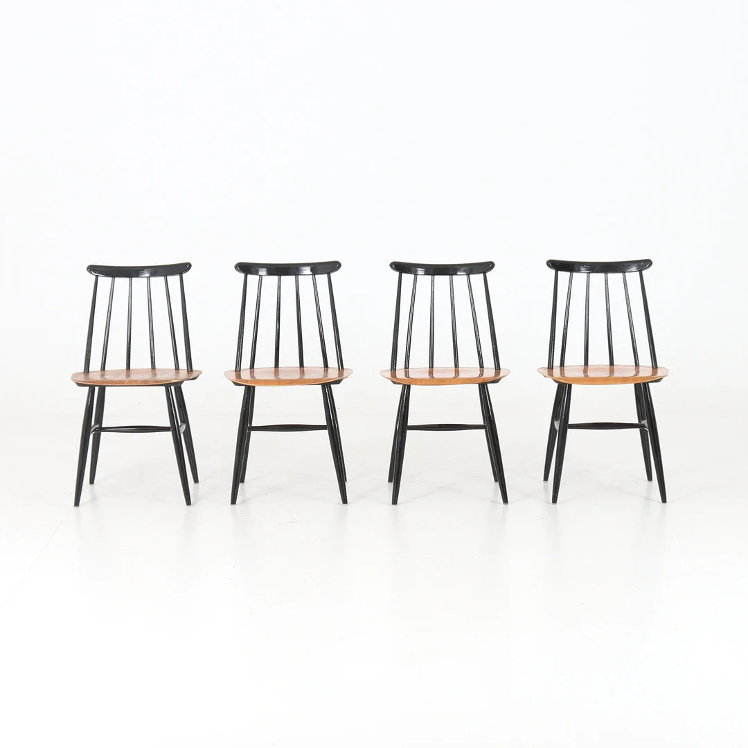 ILMARI TAPIOVAARA. Stolar 4 st, "Fanett", Edsbyverken. — Armchairs & Chairs — Stadsauktion Sundsvall