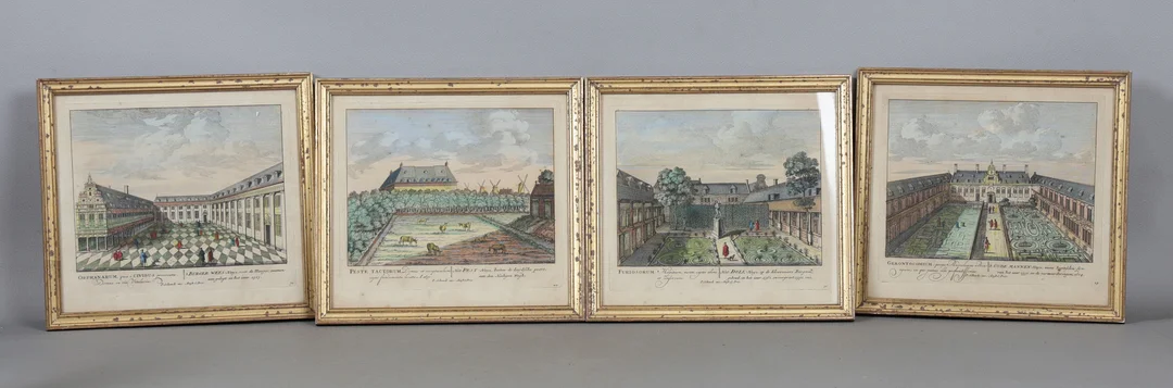 AFTER PIETER SCHENK (1660-1719) SET OF FOUR ENGRAVINGS (4). — Engravings & Prints — Bishop & Miller