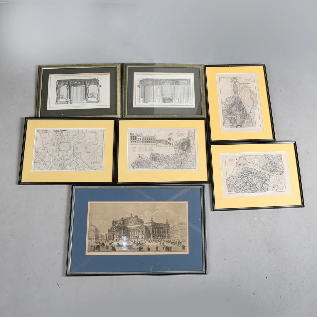 A COLLECTION OF 18TH / 19TH CENTURY ENGRAVINGS (7). — Engravings & Prints — Bishop & Miller